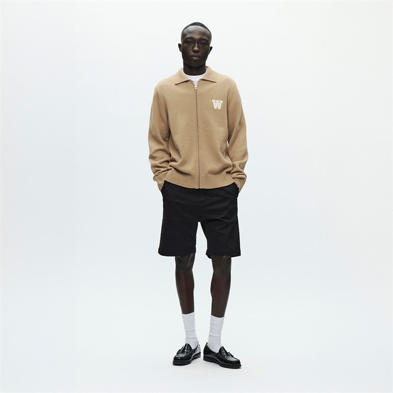 Wood Wood Mens Tay Zip Cardigan Ermine - Image 2