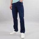 Wrangler Mens Texas Straight Fit Jeans Cosmic Blue