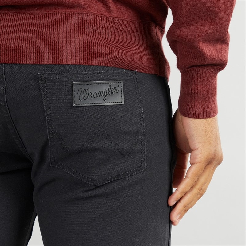Wrangler Mens Greensboro Chinos Caviar - Image 3