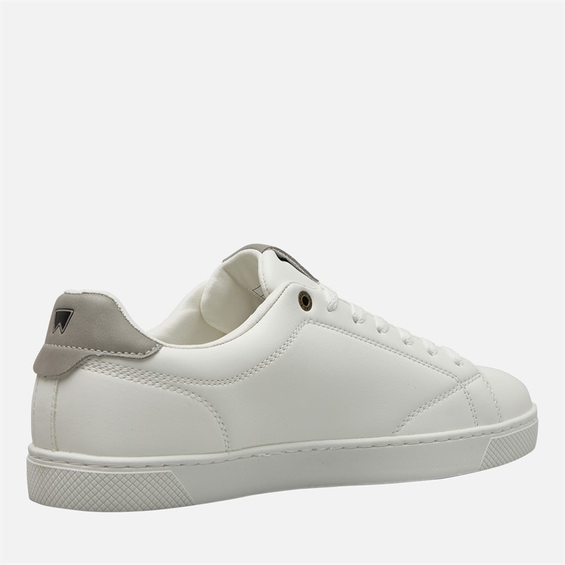 Wrangler Mens Bennet Trainers Bright White - Image 5