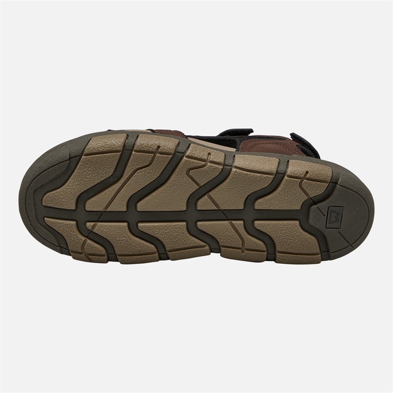 Wrangler Mens Buster Sandals Coffee Bean - Image 2