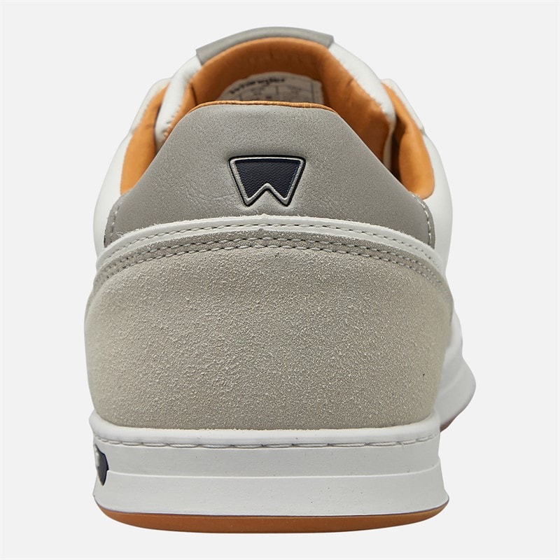 Wrangler Mens Butch Trainers Bright White - Image 3