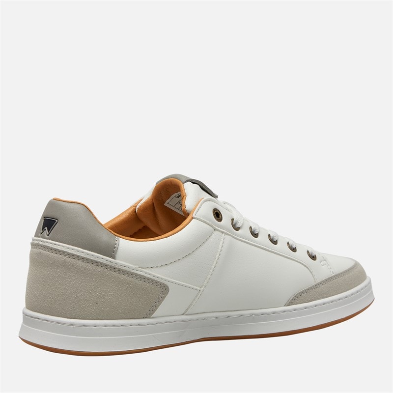 Wrangler Mens Butch Trainers Bright White - Image 5