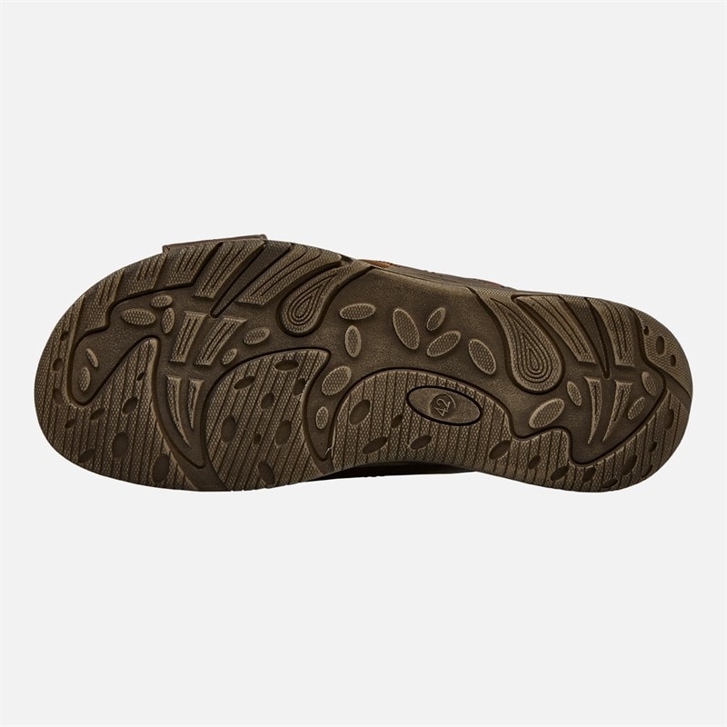 Wrangler Mens Tripp Sliders Chestnut - Image 3