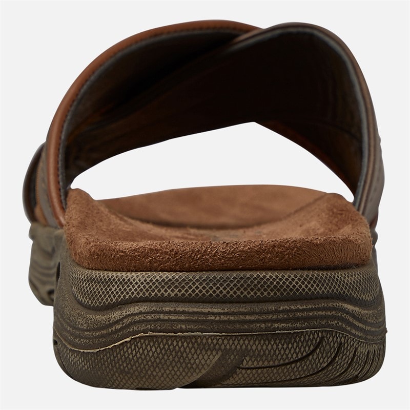 Wrangler Mens Tripp Sliders Chestnut - Image 4