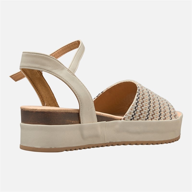 Wrangler Womens Norma Chunky Ankle Strap Sandals Birch - Image 5