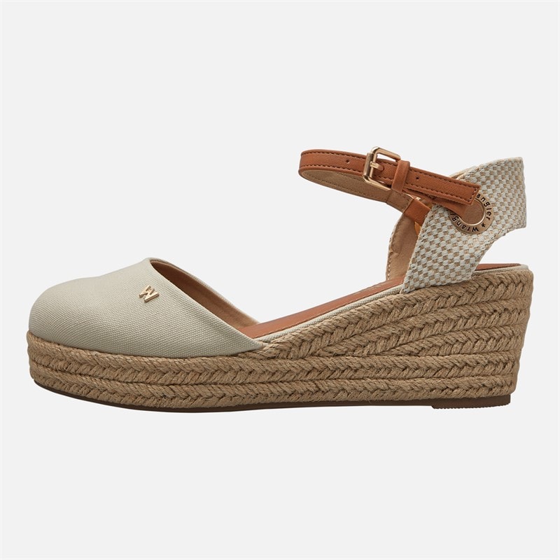 Wrangler Womens Bella Ankle Strap Wedge Sandals Birch - Image 2