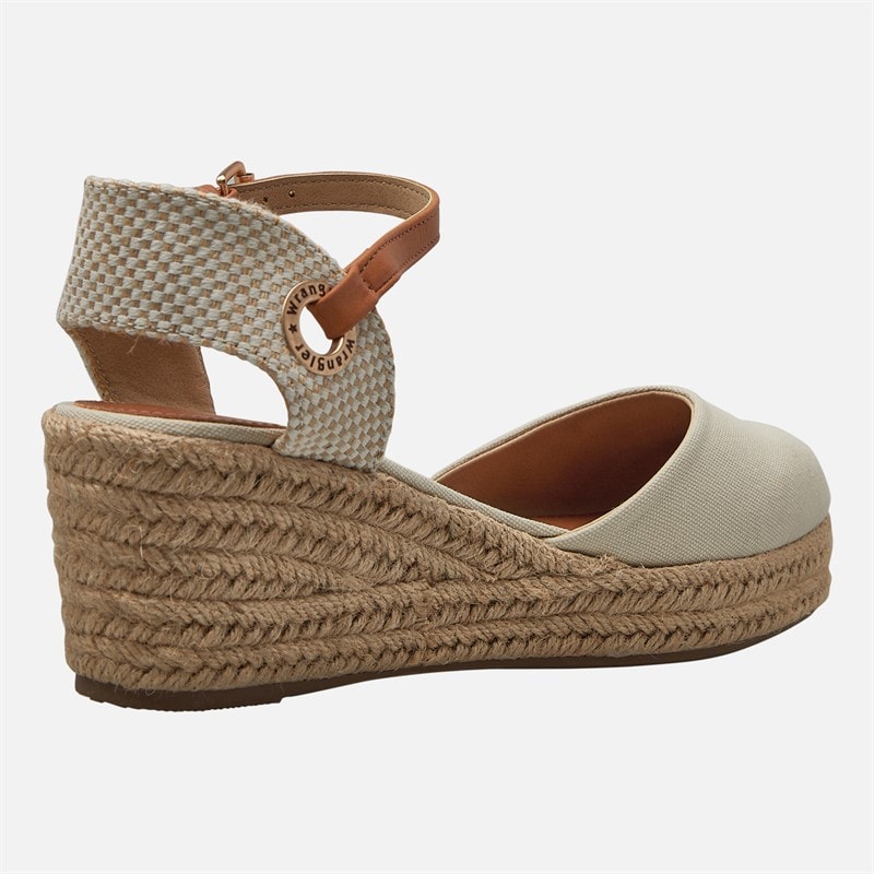 Wrangler Womens Bella Ankle Strap Wedge Sandals Birch - Image 5