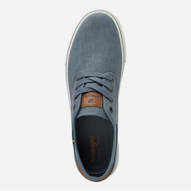 Wrangler Mens Calypso Trainers Dark Denim - Image 4