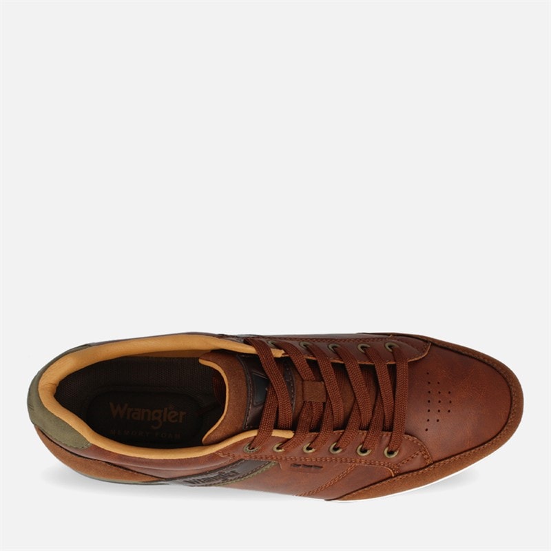 Wrangler Mens Rhys Trainers Tortoise Shell - Image 3