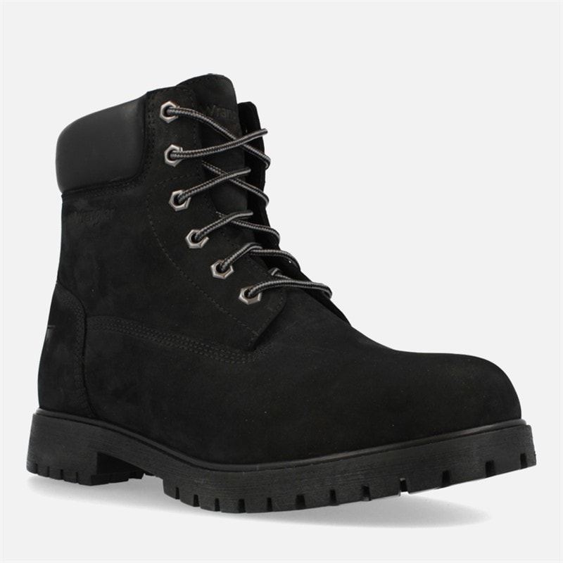 Wrangler Mens Faron Boots Triple Black - Image 2