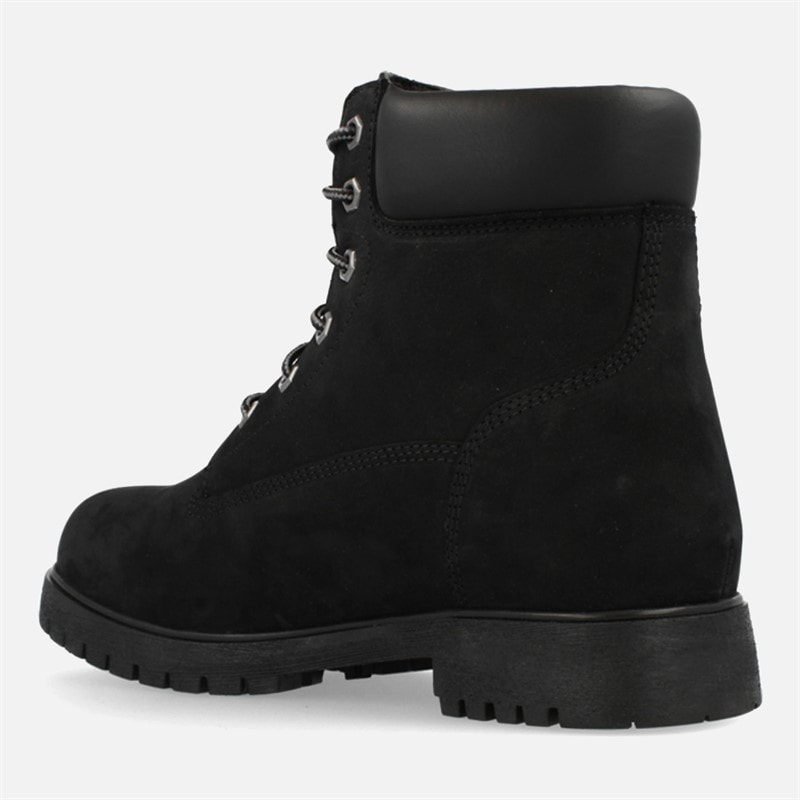 Wrangler Mens Faron Boots Triple Black - Image 4