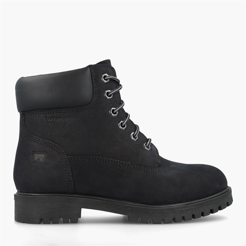 Wrangler Womens Faron Boots Triple Black - Image 1