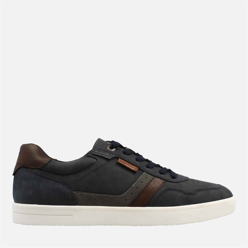 Wrangler Mens Hollane Trainers Dress Blues - Image 1