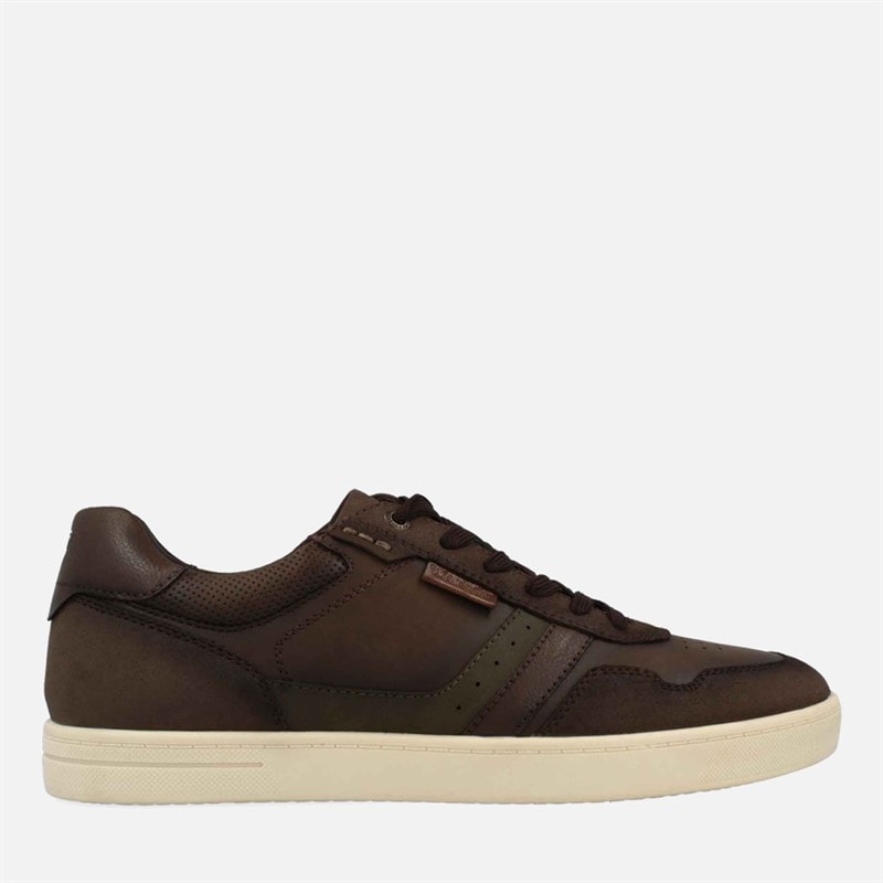 Wrangler Mens Hollane Trainers Chestnut - Image 1