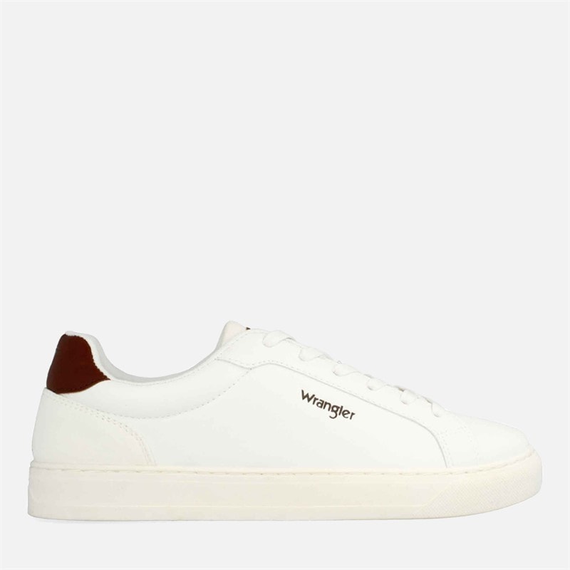 Wrangler Mens Dusteen Trainers Bright White - Image 1