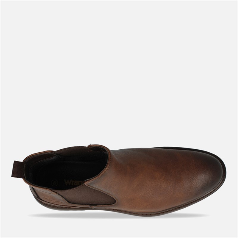 Wrangler Mens Randy Chelsea Boots Tortoise Shell - Image 3