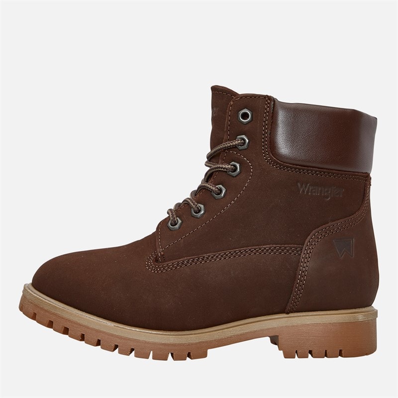Wrangler Womens Faron Boots Coffee Bean - Image 1