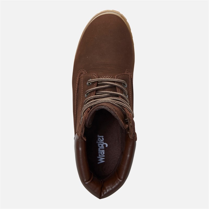 Wrangler Womens Faron Boots Coffee Bean - Image 4