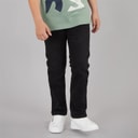 Wrangler Boys Greensboro Straight Fit Jeans Black Wash
