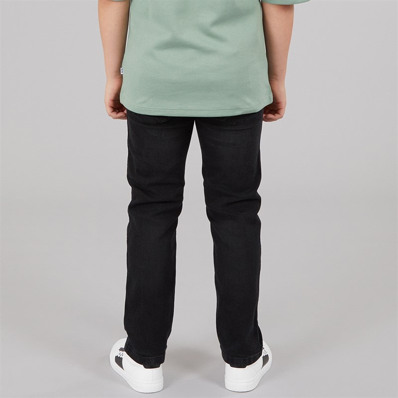 Wrangler Boys Greensboro Straight Fit Jeans Black Wash - Image 2