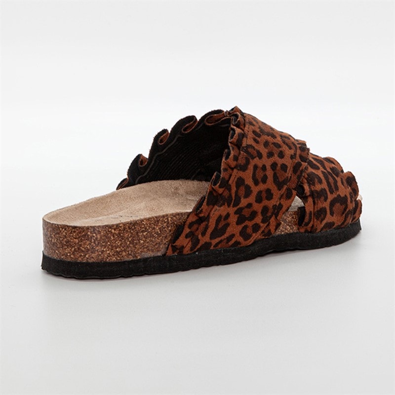 Duffy Womens Florens Uno Sandals Brown/Multi - Image 3