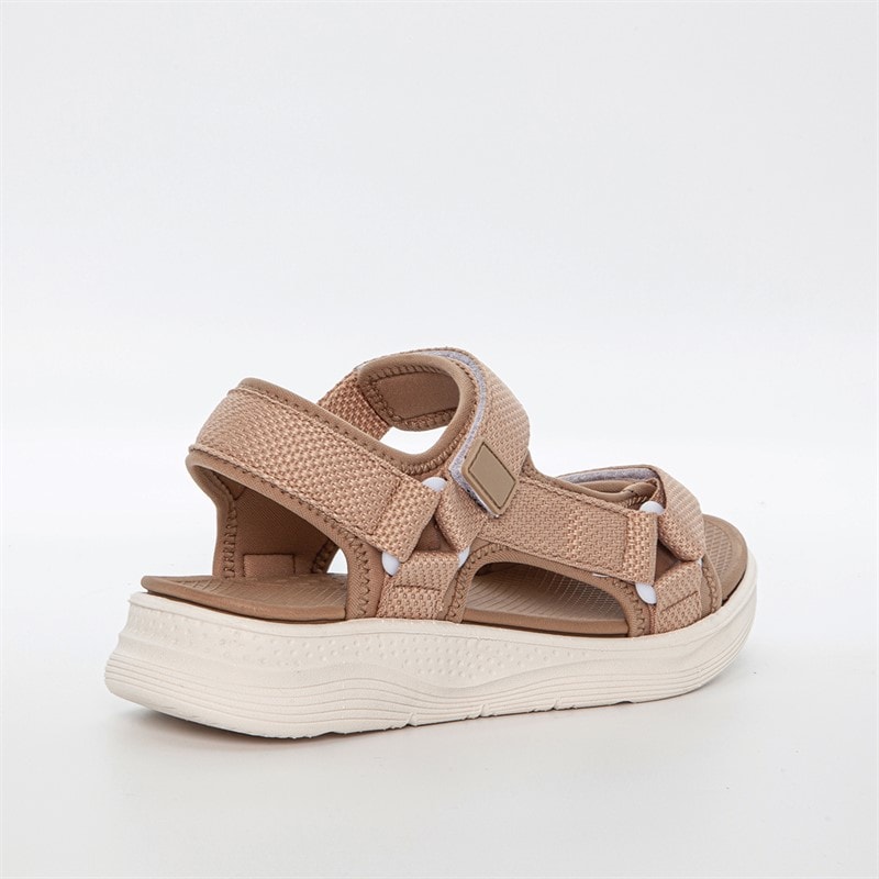 Duffy Womens Fermo Uno Sandals Taupe - Image 3