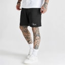 SikSilk Mens Essentials Shorts Black