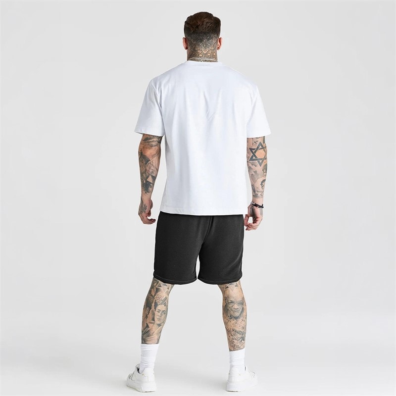 SikSilk Mens Essentials Shorts Black - Image 5