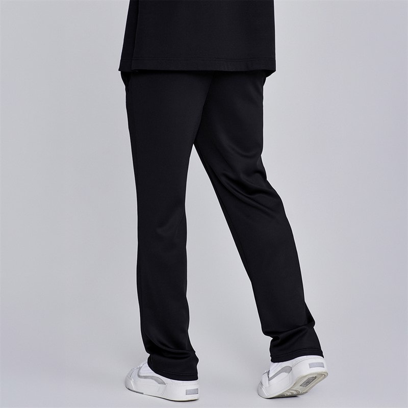 SikSilk Mens Essentials Poly Track Pants Black - Image 2