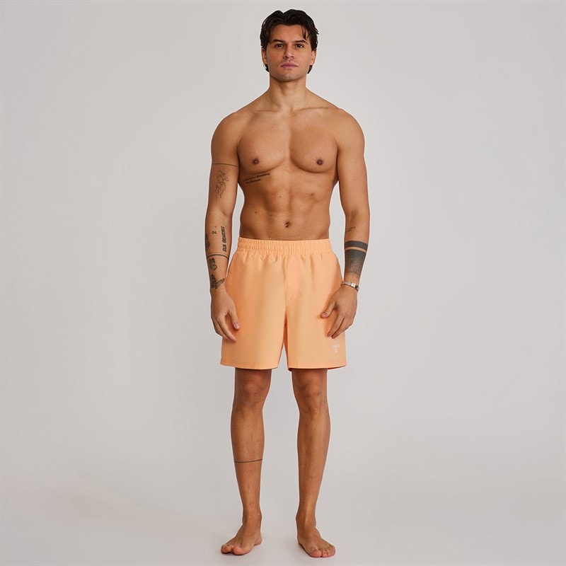 SikSilk Mens Swim Shorts Orange - Image 3