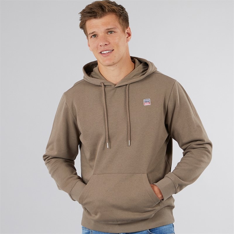 Vinson Mens Johan Hoodie Walnut - Image 1