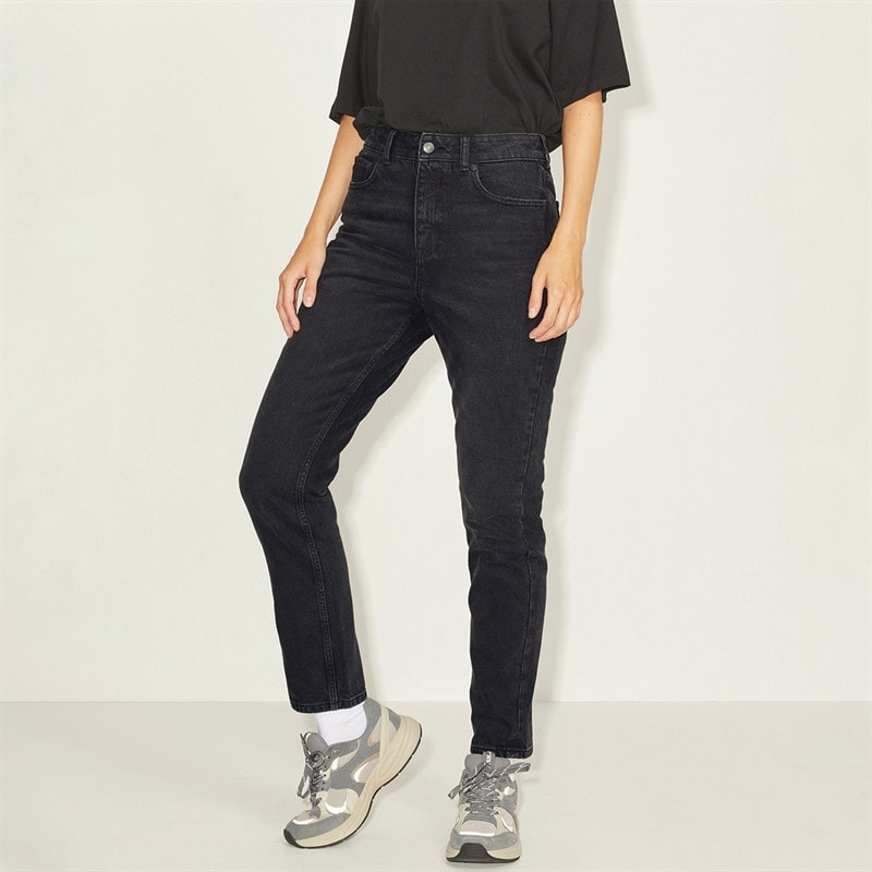 JJXX Womens Berlin Slim Fit Jeans Black Denim - Image 1