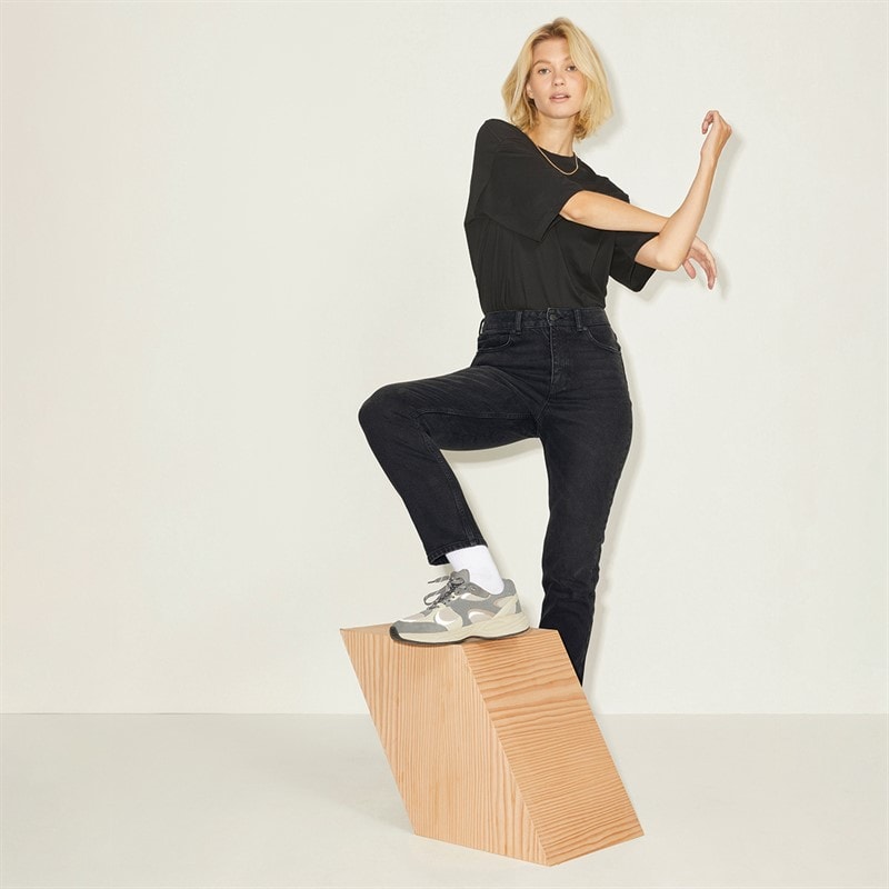 JJXX Womens Berlin Slim Fit Jeans Black Denim - Image 3