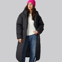 JJXX Womens Lolly Long Puffer Coat Black