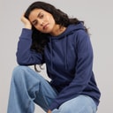 JJXX Womens Abbie Hoodie Naval Academy/Dark Denim