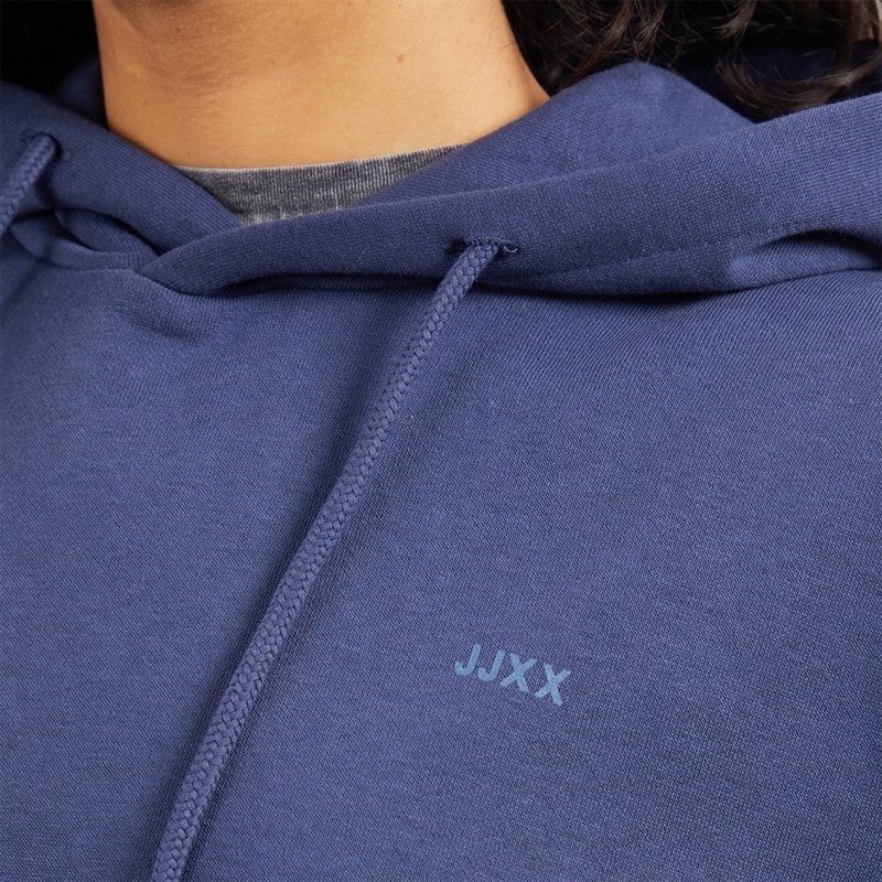 JJXX Womens Abbie Hoodie Naval Academy/Dark Denim - Image 5