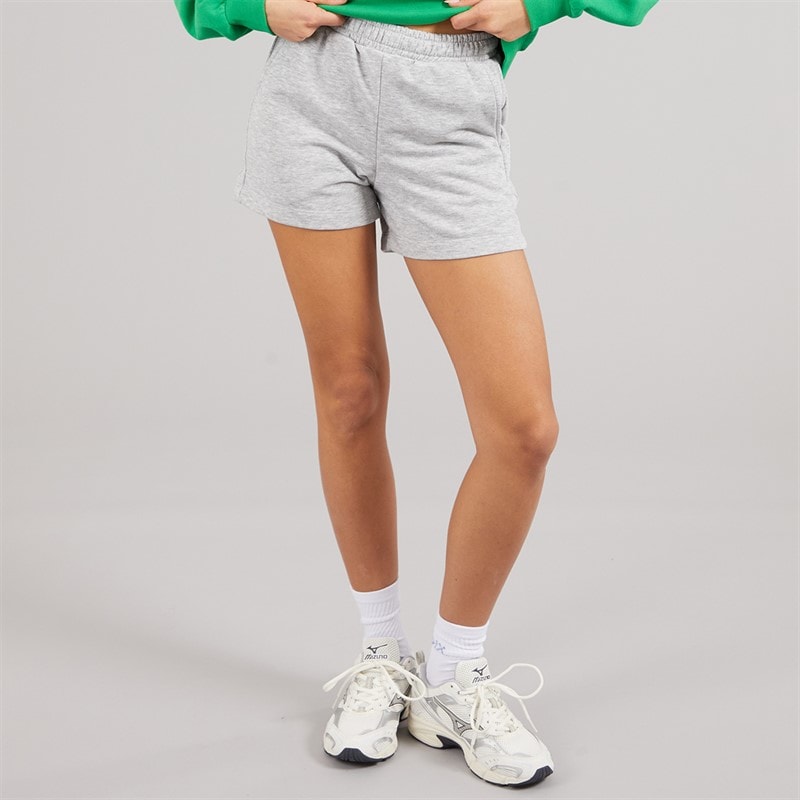JJXX Womens Alfa Sweat Shorts Light Grey Melange - Image 1