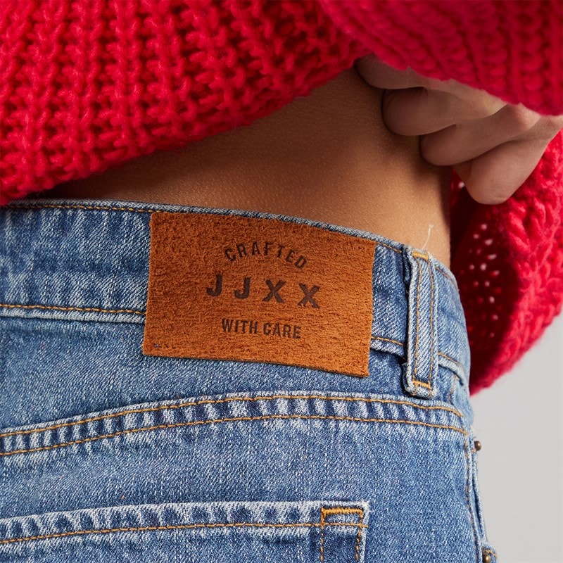 JJXX Womens Tokyo Wide Jeans R282 Medium Blue Denim - Image 3