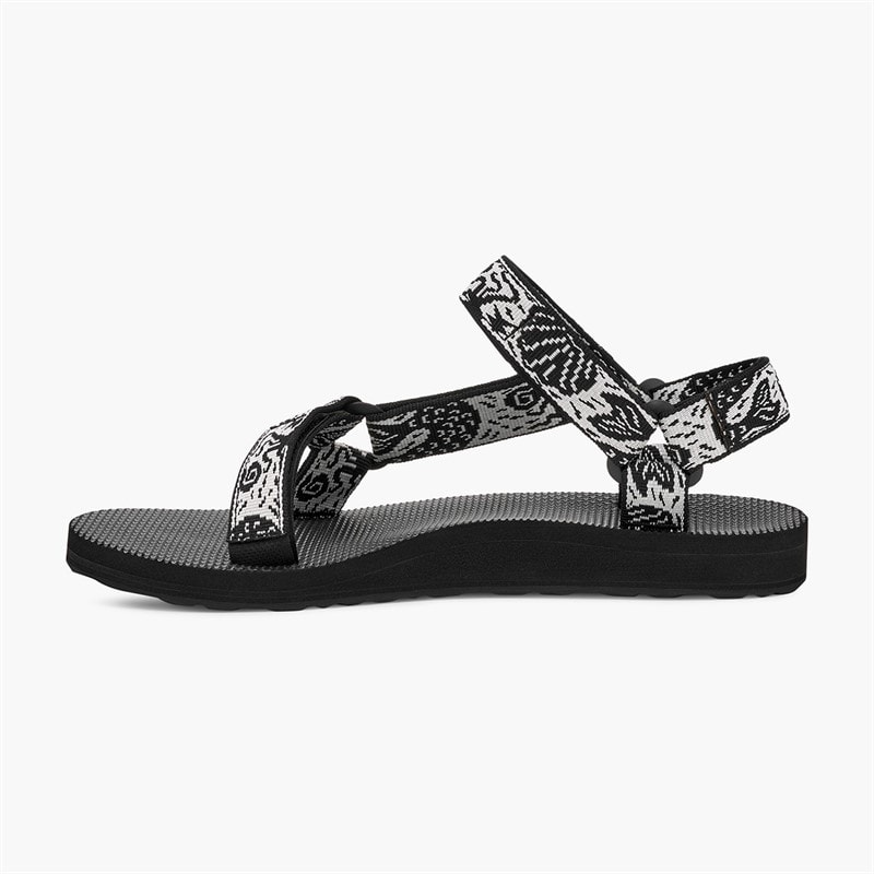 Teva Womens Original Universal Sandals Sirena Black/White - Image 5