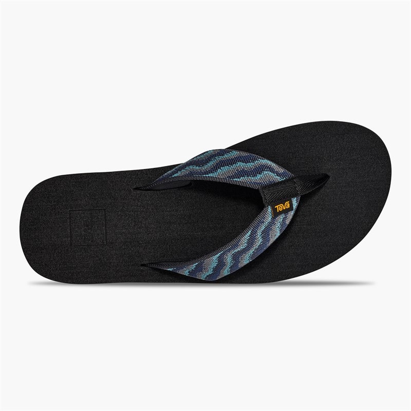 Teva Mens Mush II Sandals Neon Wave Navy - Image 4