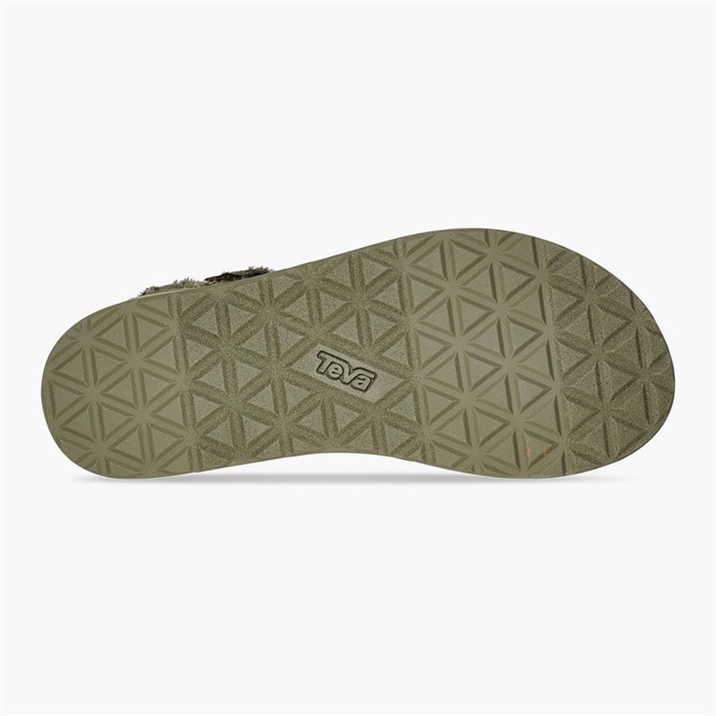 Teva Womens Midform Universal Canvas Sandals Olive - Image 2