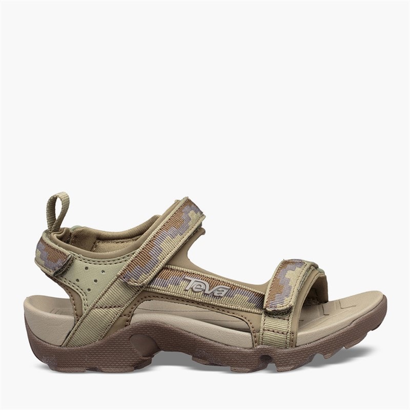 Teva Kids Tanza Sandals Steps Dark Olive - Image 1