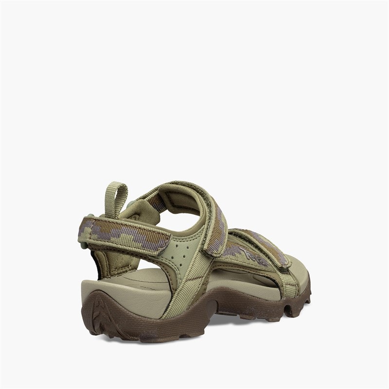 Teva Kids Tanza Sandals Steps Dark Olive - Image 3