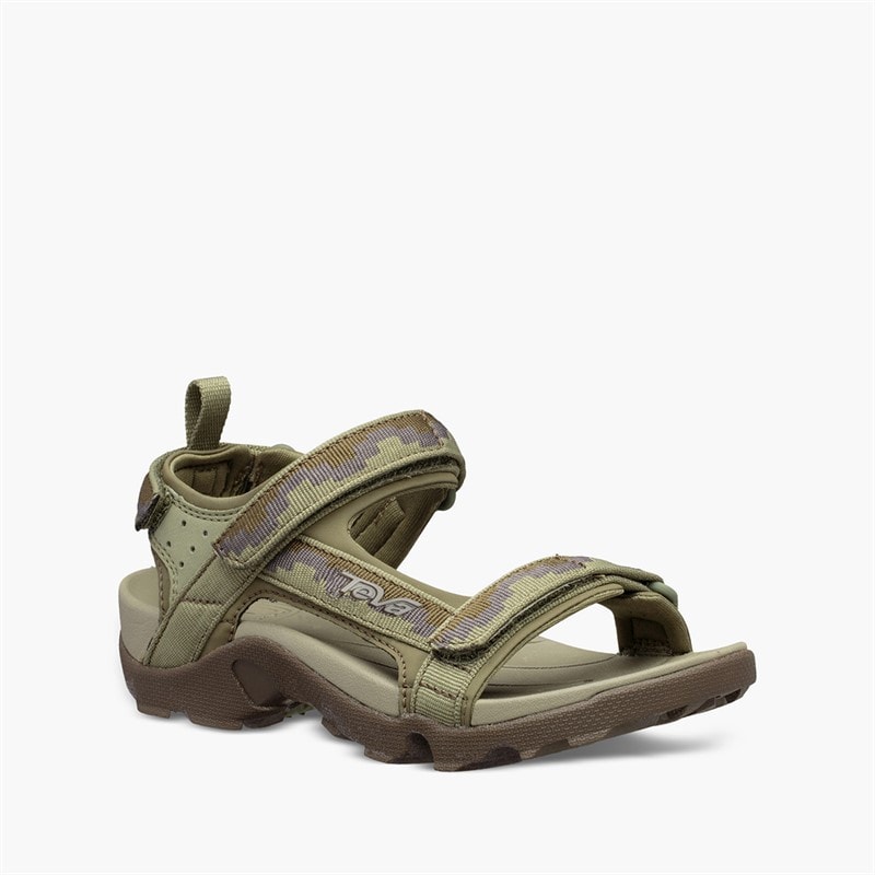 Teva Kids Tanza Sandals Steps Dark Olive - Image 5