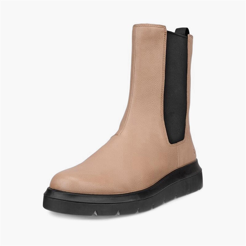 ECCO Womens Nouvelle Leather Chelsea Boots Nude - Image 2