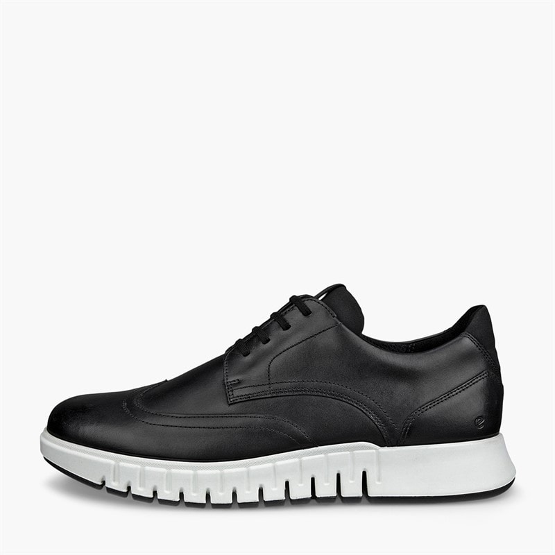 ECCO Mens Gruuv Studio Trainers Black/Black