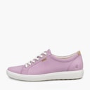ECCO Womens Soft VII Nubuck Trainers Lavender Mist