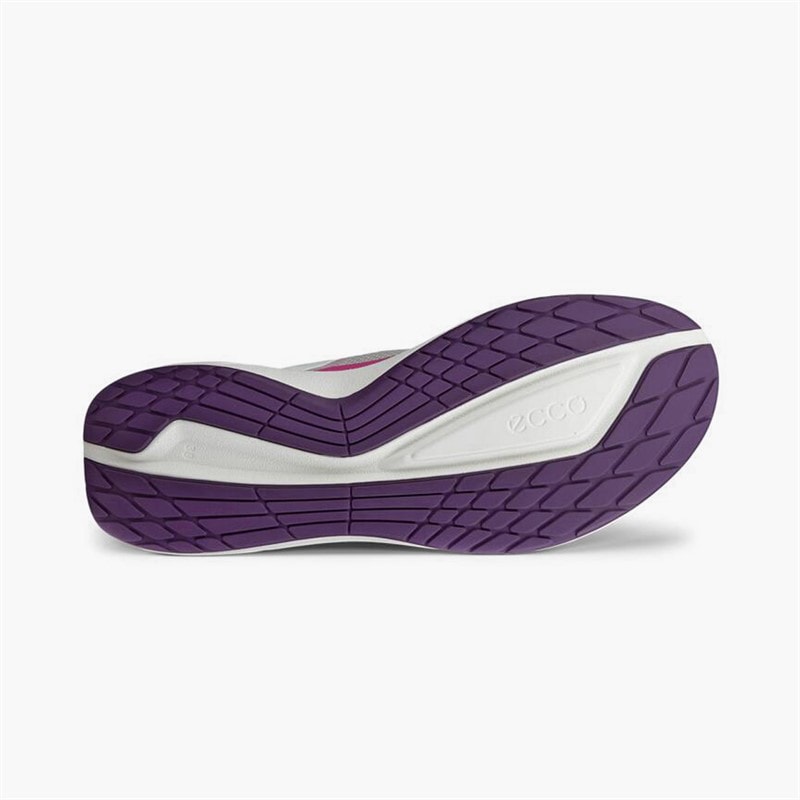 ECCO Womens Biom 2.2 Breathru Speedlace Trainers White/Lavender Mist/Beetroot - Image 5