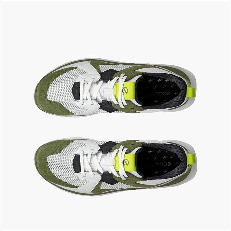 ECCO Mens Biom 2.2 Runner Trainers Acorn/White/Shadow White - Image 4